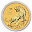 2022 Australia 1/10 oz Gold Lunar Tiger BU (Series III)
