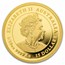 2022 Australia 1/10 oz Gold Lunar Tiger Proof (coin only)