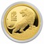 2022 Australia 1/10 oz Gold Lunar Tiger Proof (coin only)