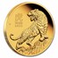 2022 Australia 1/10 oz Gold Lunar Tiger Proof (w/Box & COA)