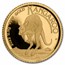 2022 Australia 1/2 Gram Gold Kangaroo Mini Roo BU (Assay Card)