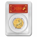 2022 Australia 1/2 oz Au Lunar Tiger MS-70 PCGS (FS, Red Label)
