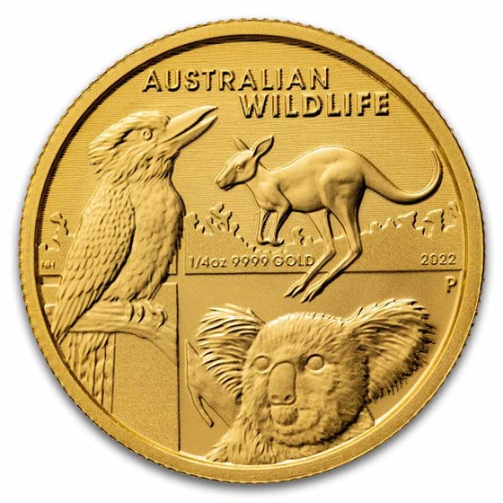 2022 Australia 1/4 Gold Australian Wildlife BU