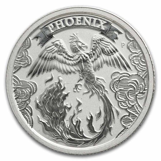 2022 Australia 1/4 oz Platinum Phoenix BU