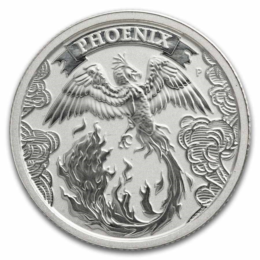 2022 Australia 1/4 oz Platinum Phoenix BU