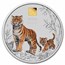 2022 Australia 1 kilo Silver Lunar Tiger BU (Gold Privy)