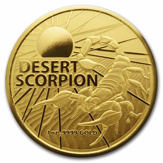 2022 Australia 1 oz Gold $100 Desert Scorpion BU (w/COA) 2022 Australia 1 oz Gold $100 Desert Scorpion BU (w/COA)