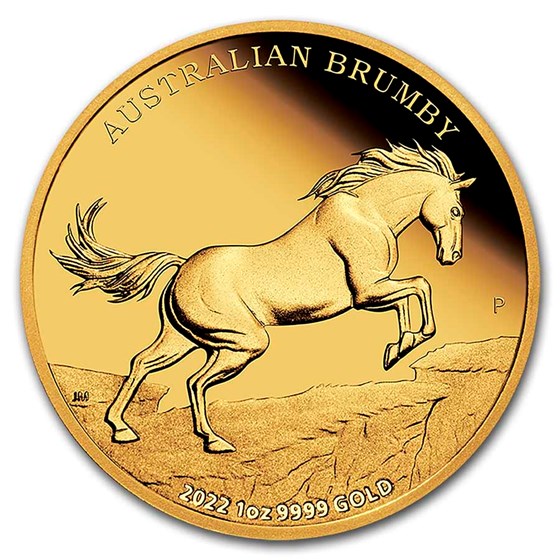 2022 Australia 1 oz Gold Australian Brumby Proof (w/Box & COA) 2022 Australia 1 oz Gold Australian Brumby Proof (w/Box & COA)