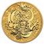 2022 Australia 1 oz Gold Chinese Myths & Legends Dragon BU