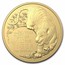 2022 Australia 1 oz Gold Lunar Year of the Tiger BU