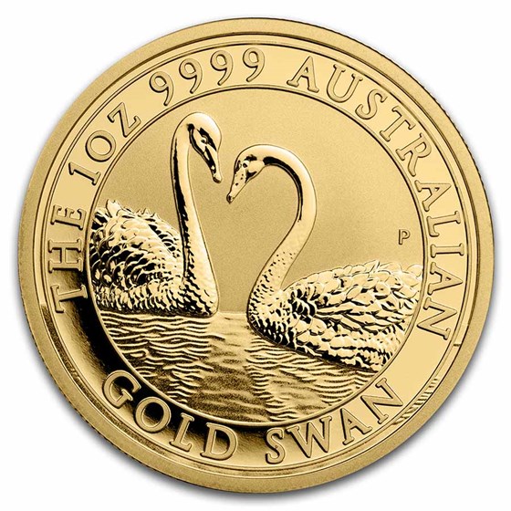 2022 Australia 1 oz Gold Swan BU 2022 Australia 1 oz Gold Swan BU