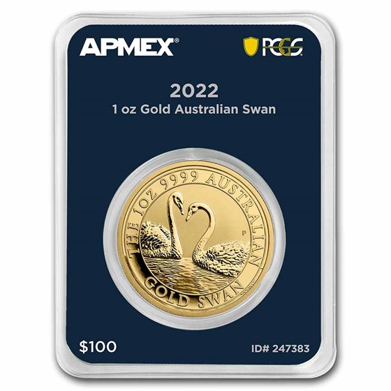 2022 Australia 1 oz Gold Swan (MD® Premier Single + PCGS FS®)