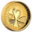 2022 Australia 1 oz Gold Swan Proof (HR, w/Box & COA)