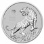 2022 Australia 1 oz Platinum Lunar Tiger BU (Series III)