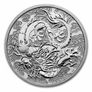 2022 Australia 1 oz Platinum Myths & Legends Reverse Proof Dragon