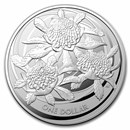 2022 Australia 1 oz Silver $1.00 Wildflowers - Waratah BU