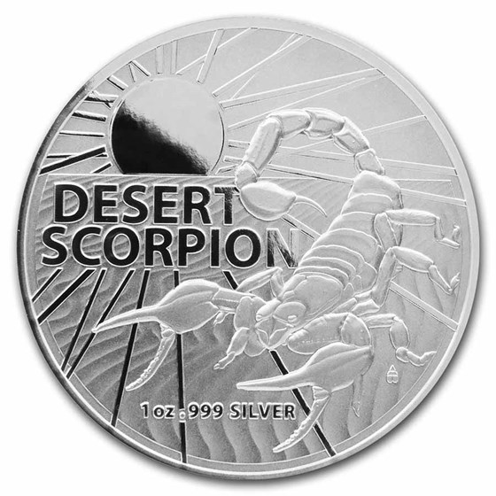 2022 Australia 1 oz Silver $1 Desert Scorpion BU
