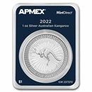 2022 Australia 1 oz Silver Kangaroo (MintDirect® Single)