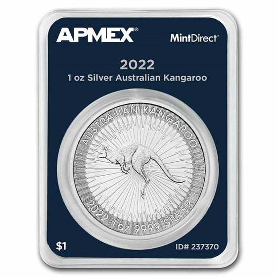 2022 Australia 1 oz Silver Kangaroo (MintDirect® Single) 2022 Australia 1 oz Silver Kangaroo (MintDirect® Single)
