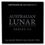 2022 Australia 1 oz Silver Lunar Tiger HR Proof (FS, Red Label)