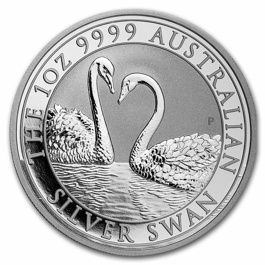 2022 Australia 1 oz Silver Swan BU