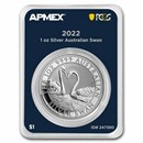 2022 Australia 1 oz Silver Swan (MD® Premier Single + PCGS FS®)