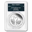2022 Australia 1 oz Silver Swan PR-70 PCGS (FS, Swan Label)