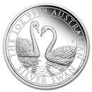 2022 Australia 1 oz Silver Swan Proof (w/Box & COA)