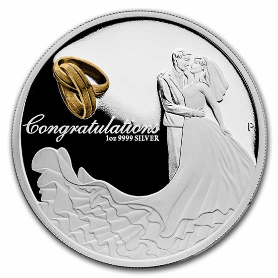 2022 Australia 1 oz Silver Wedding Proof 2022 Australia 1 oz Silver Wedding Proof