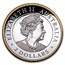 2022 Australia 2 oz Ag Gilded Australian Kookaburra Proof (HR)
