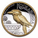 2022 Australia 2 oz Ag Gilded Australian Kookaburra Proof (HR)