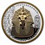 2022 Australia 2 oz Ag Gilded Tutankhamun Discovery Proof