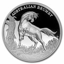 2022 Australia 2 oz Silver Australian Brumby High Relief PF