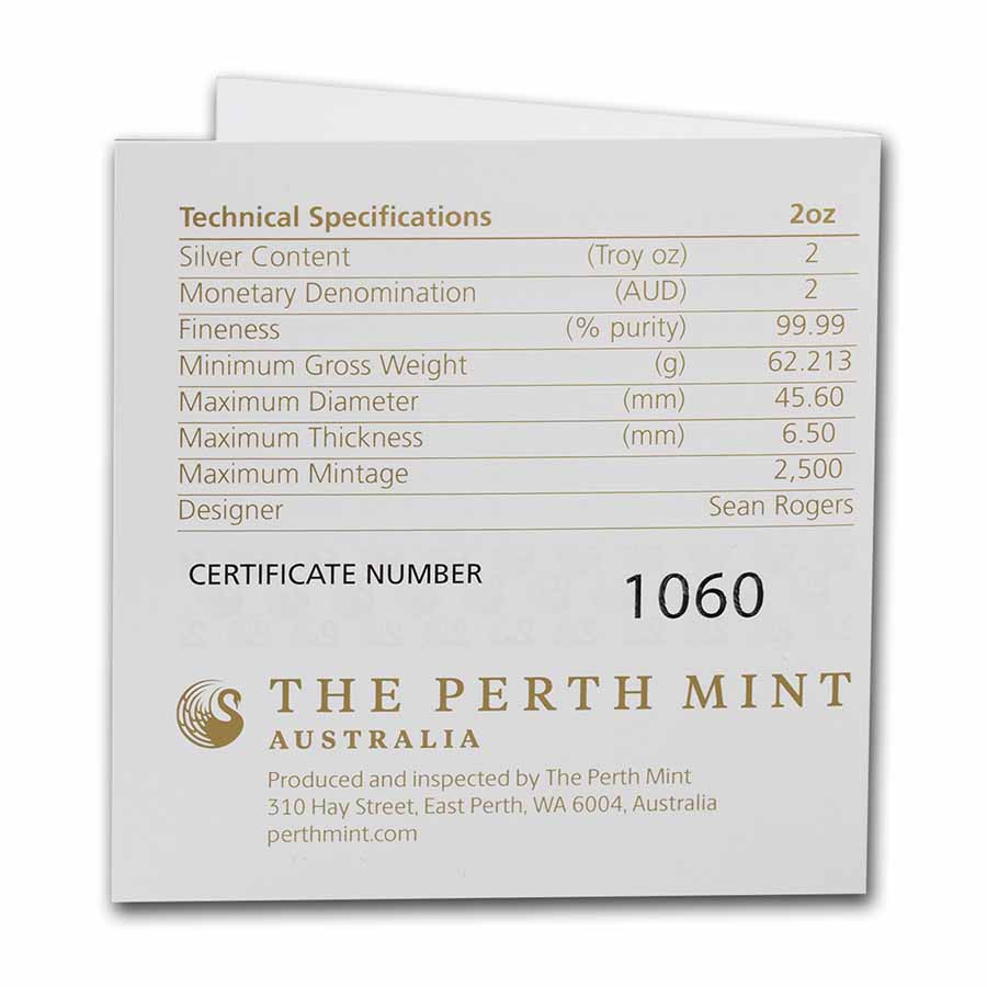 Buy 2022 Australia 2 oz Silver Christmas Jingle Bell Antiqued | APMEX