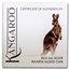 2022 Australia 2 oz Silver Kangaroo Proof (Gilded)