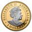 2022 Australia 2 oz Silver Kangaroo Proof (Gilded)