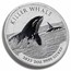 2022 Australia 2 oz Silver Killer Whale Coins BU