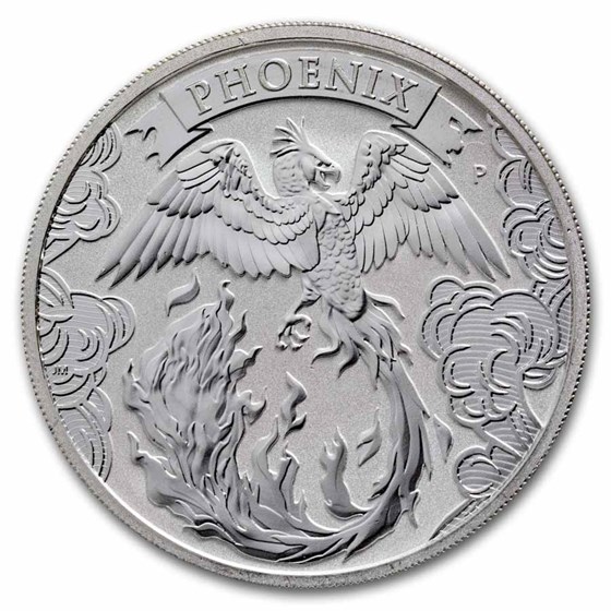 2022 Australia 2 oz Silver Phoenix BU