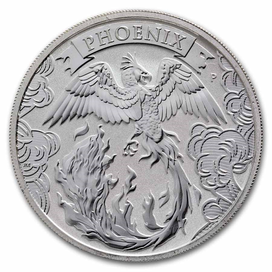 2022 Australia 2 oz Silver Phoenix BU