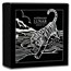 2022 Australia 2 oz Silver Year of the Tiger Antiqued