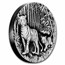 2022 Australia 2 oz Silver Year of the Tiger Antiqued
