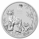 2022 Australia 5 oz Silver Lunar Tiger BU (Series III)