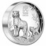 2022 Australia 5 oz Silver Lunar Tiger Proof (HR, w/Box & COA)
