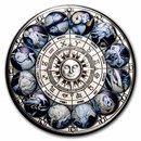 2022 Australia 5 oz Silver Signs of the Zodiac (Antiqued)