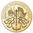2022 Austria 1/25 oz Gold Philharmonic BU