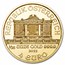 2022 Austria 1/25 oz Gold Philharmonic BU
