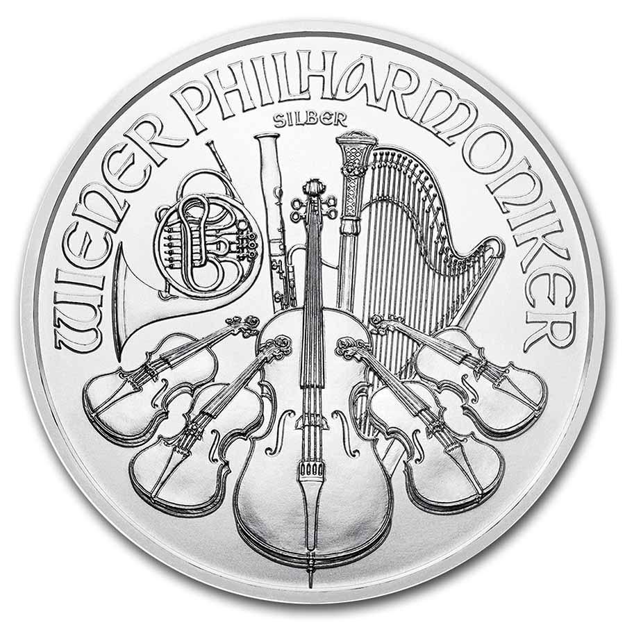 2022 Austria 1 oz Silver Philharmonic BU