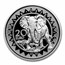 2022 Austria Ag €20 Eyes of the World Serenity of the Elephant