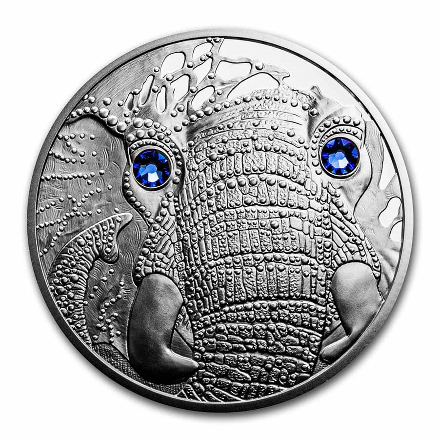 2022 Austria Ag €20 Eyes of the World Serenity of the Elephant