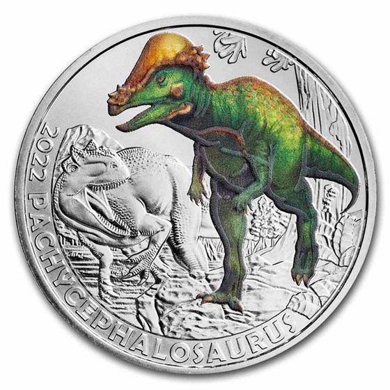 2022 Austria Cupro-Nickel €3 Supersaurs (Pachycephalosaurus) 2022 Austria Cupro-Nickel €3 Supersaurs (Pachycephalosaurus)